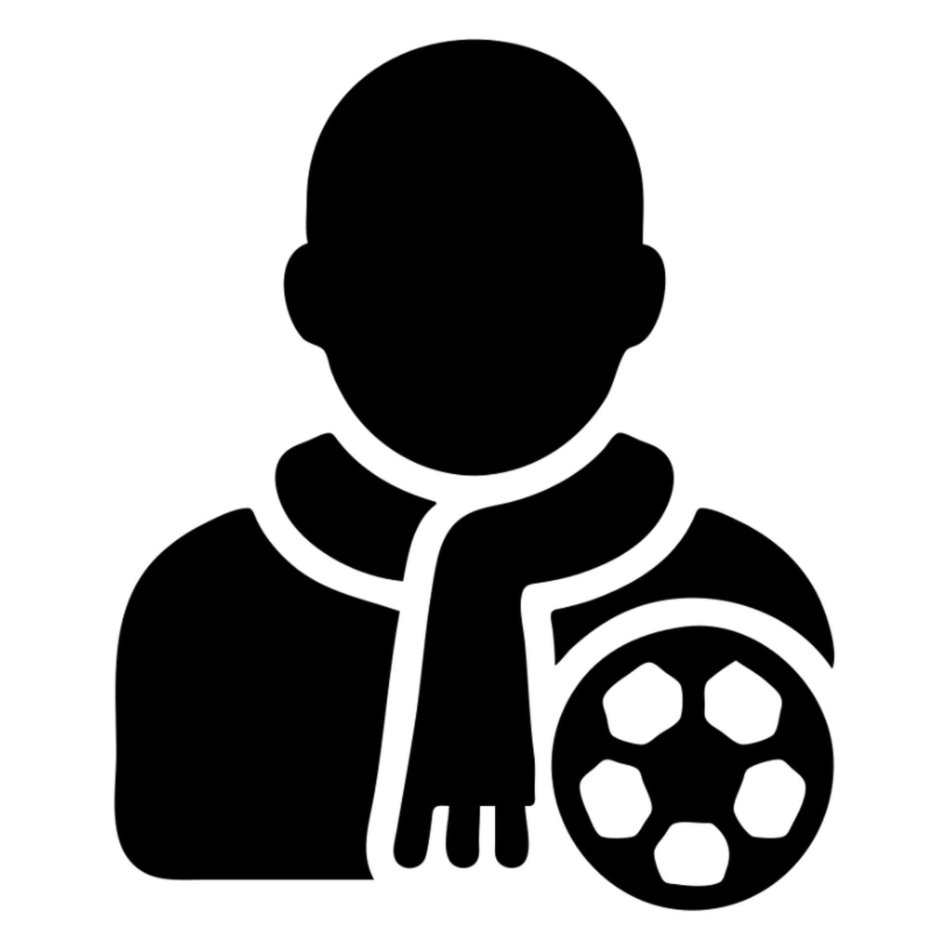user icon for Alianza Lima fan club, incorporating a soccer element sticker