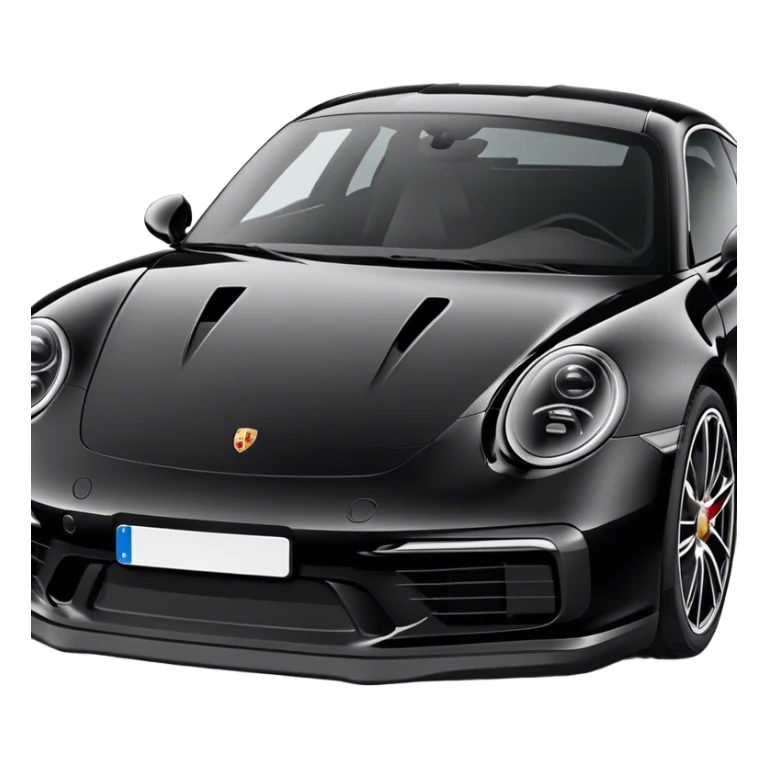 Porsche 911 - Porsche (Model Year: 2021) (Iconic colour: Black) sticker