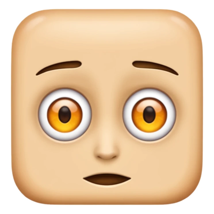 The same exact emoji as 😬 but with the 😁 eyes please sticker