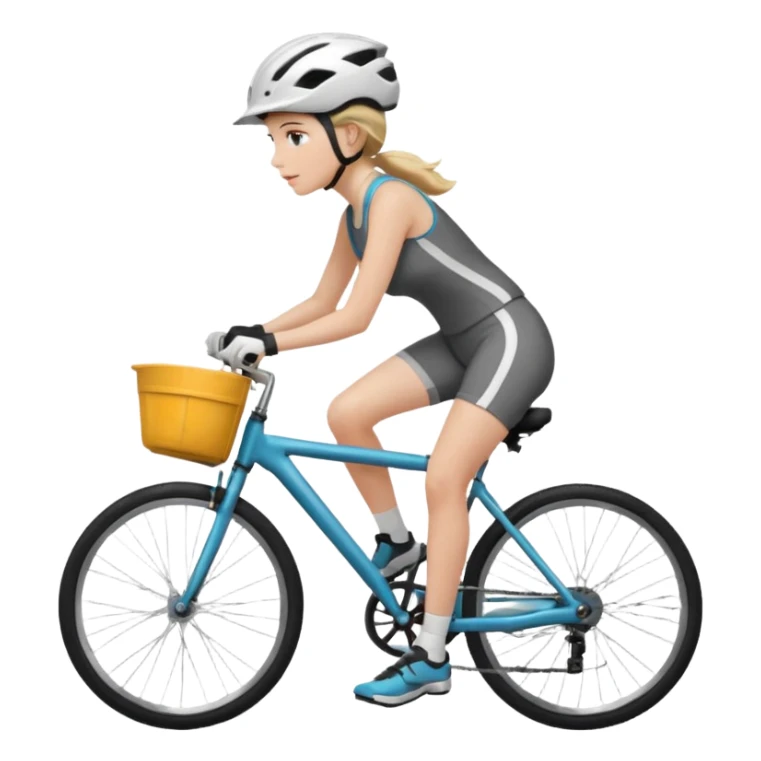 Wife being impatient on a bicycle sticker