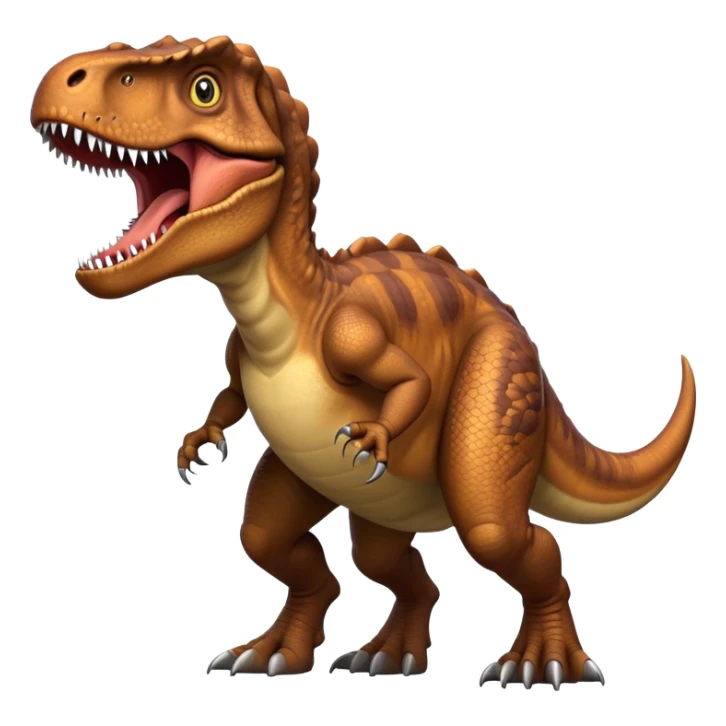 Tyrannosaurus Rex dinosaur with small arms and big teeth sticker