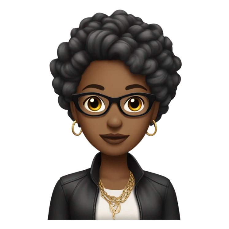 Black girl baddie sticker