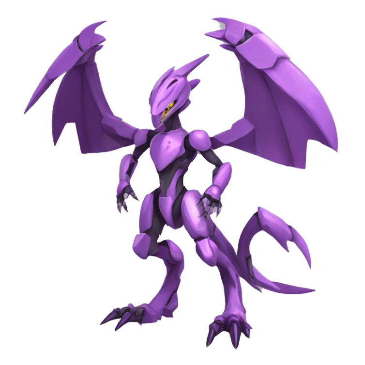  Cool Edgy Godly Futuristic Digimon-Fakemon-Genesect-Reptile full body sticker