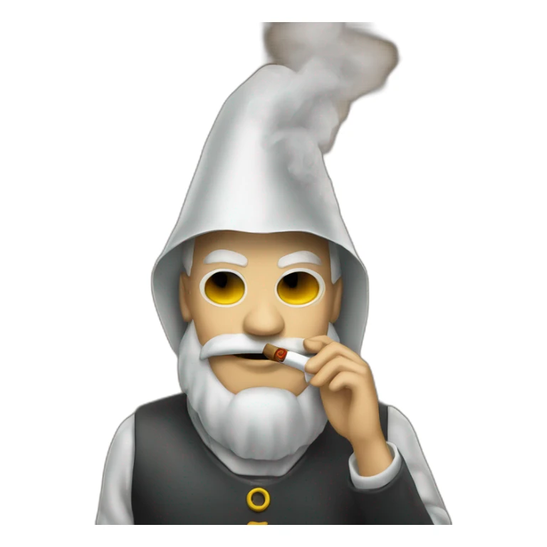 Pape qui fume un cigare sticker