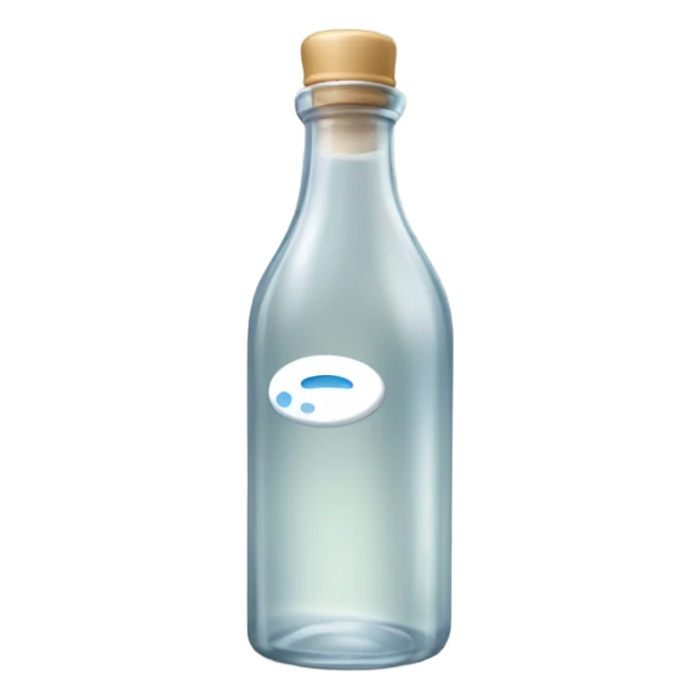 bottle of baby oil sticker