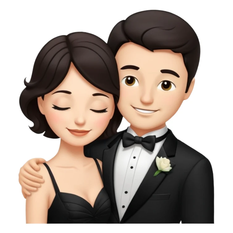 Sleeping wife and dancing husband  sticker
