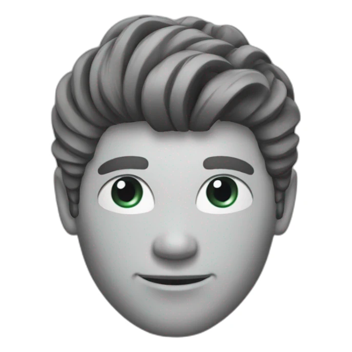 men's hairstyle hair sticker