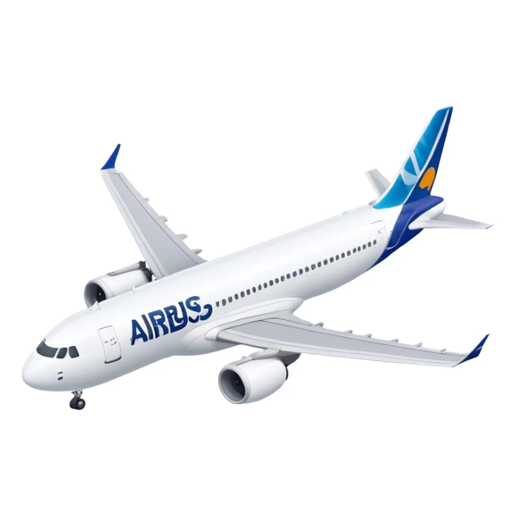Airbus A320 - Airbus (Model Year: 2022) (Iconic colour: White) sticker