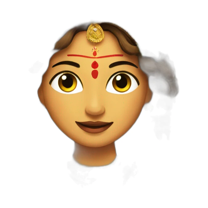 Navratri gujarati festival sticker