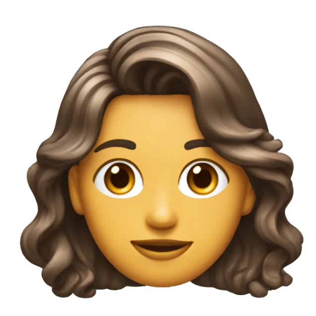 Joven de pelo ondulado pelo negro ojos cafes sticker