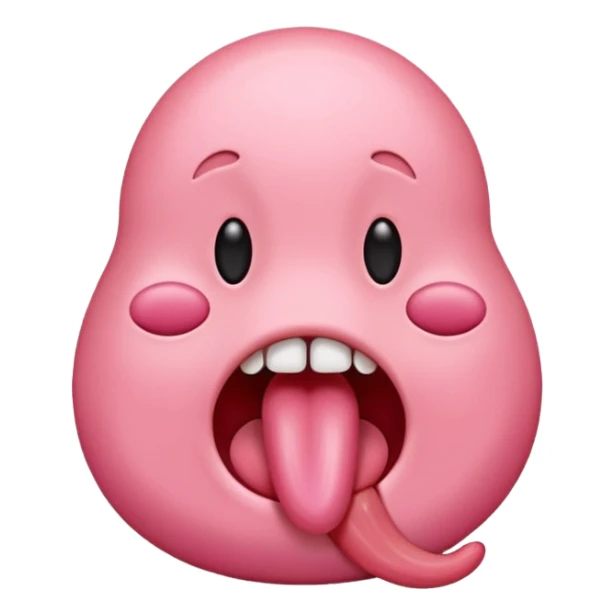  tongue sticking out, only tongue  sticker