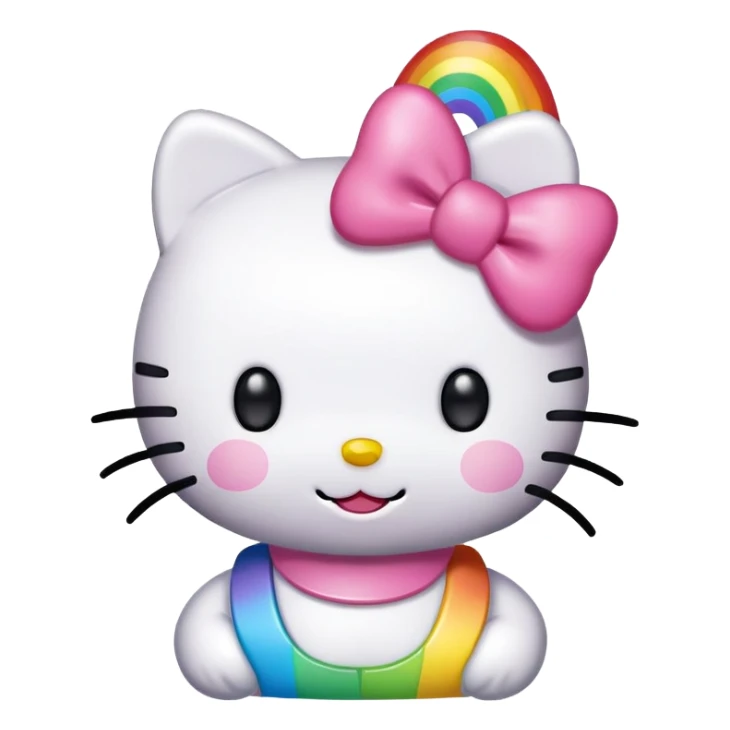 Gay hello kitty sticker