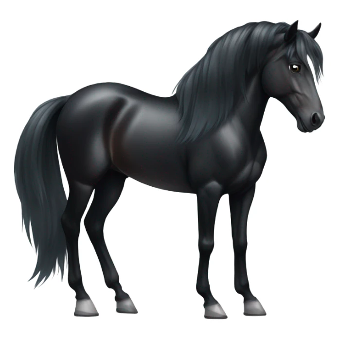 Beautiful Black horse sticker