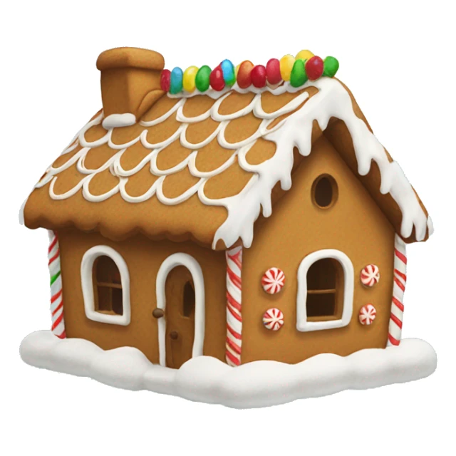 Gingerbread house sticker