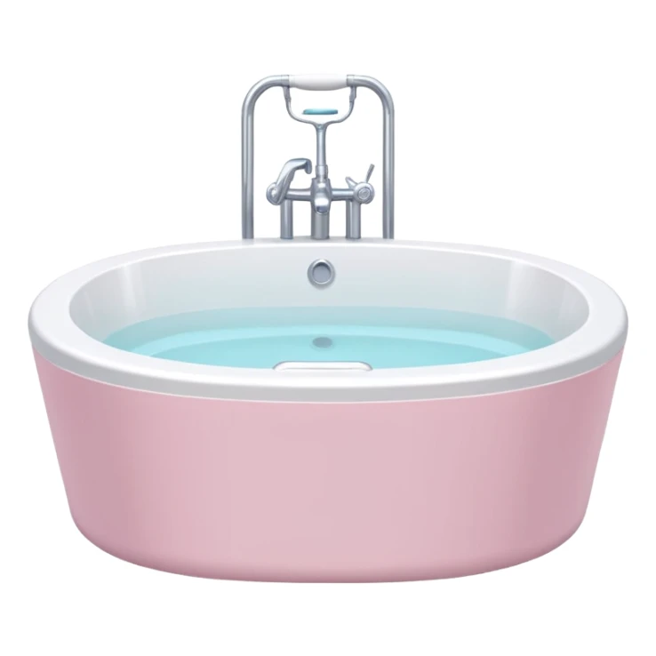 Pastel luxury jacuzzi bathtub  sticker