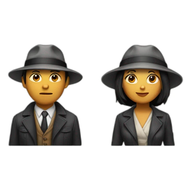 asian bonnie and indian clyde sticker