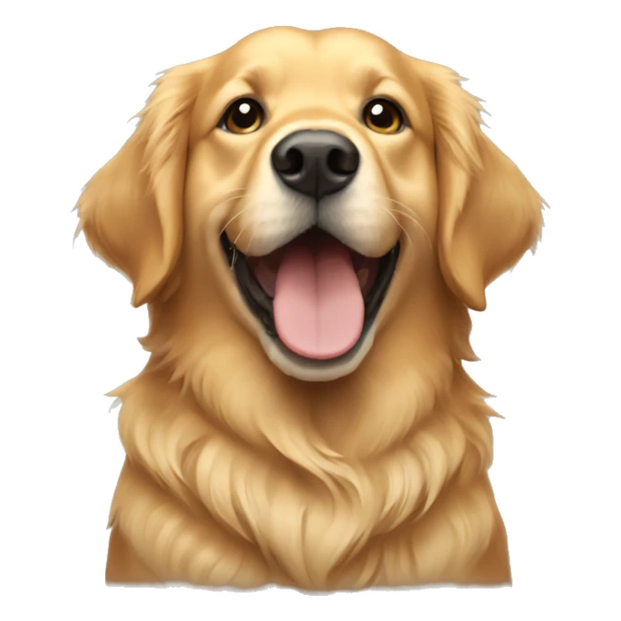 Golden retriever sticker