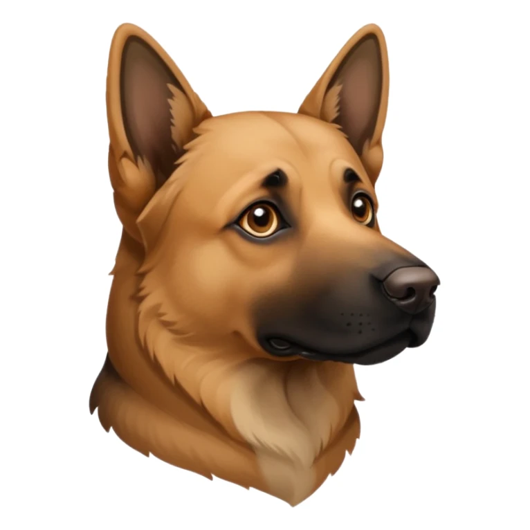Labrador retriever an d german Shepard mix sticker
