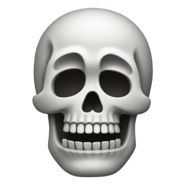 Calavera con una bomba en la cabeza  sticker