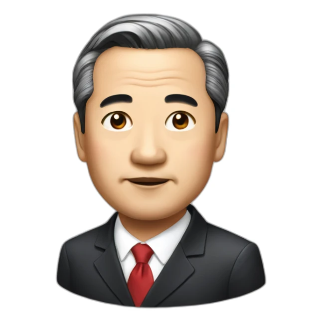 China president sticker