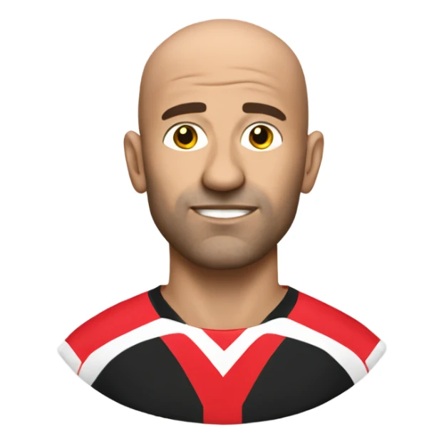 Brentford fc balding man sticker