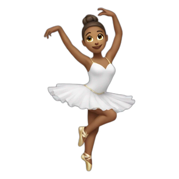 Dancer love heart sticker
