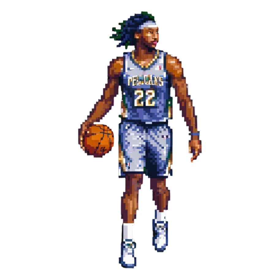 New Orleans Pelicans basketball player sticker