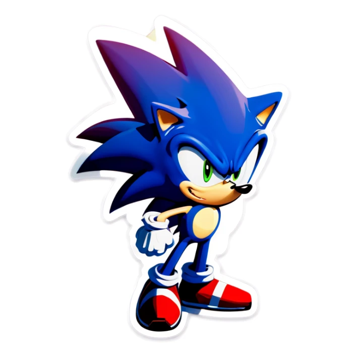 Sonic sticker