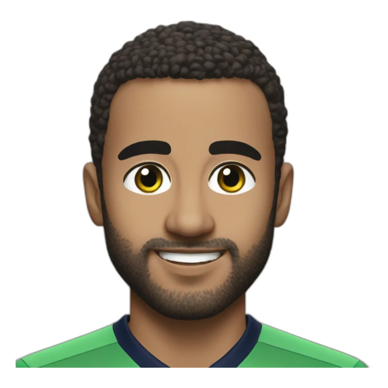Lucas moura in a green tottenham jersey sticker