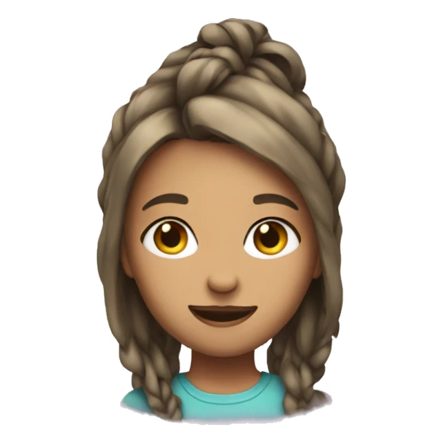 Girl whit crismash sticker