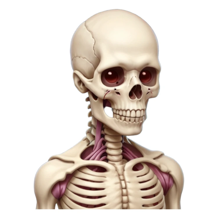 laboratory mutant portrait, head and shoulders only, exposed rib bones, damaged skin, horror experiment look, dramatic lighting, 3D cartoon, mobile game icon style, clean background, no text, no watermark

 sticker
