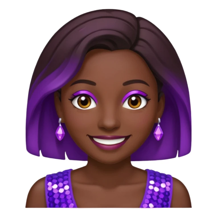 Paillete voilette sticker