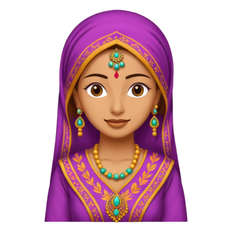 Women with punjabi suit sticker