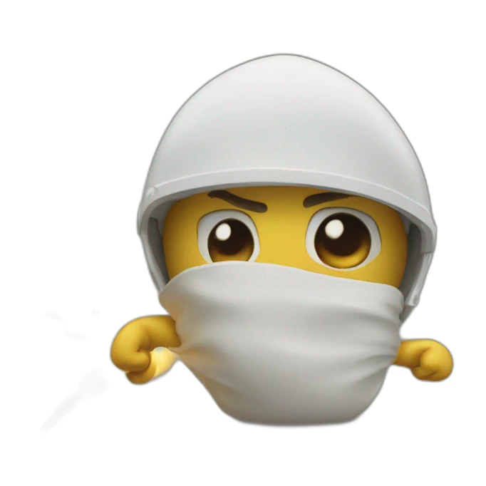 An unstoppable force facing an immovable object sticker