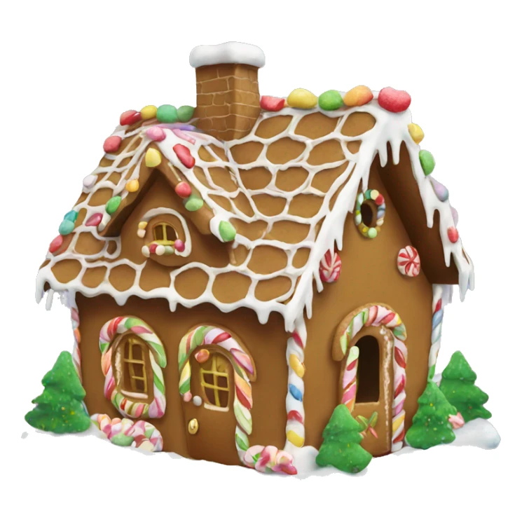 gingerbread house sticker