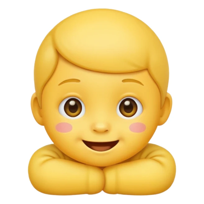 Cute baby emoji sticker