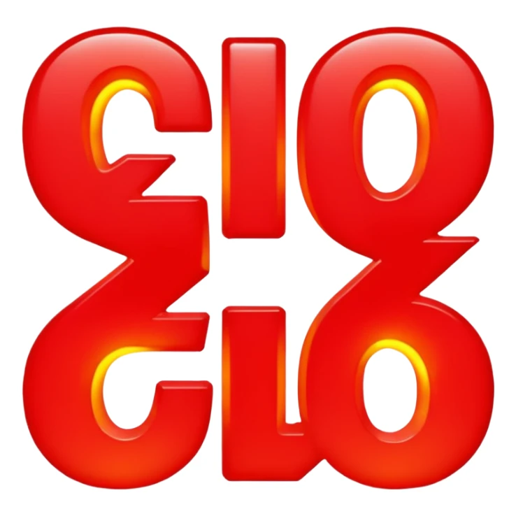 "zlo" text looking very evil sticker