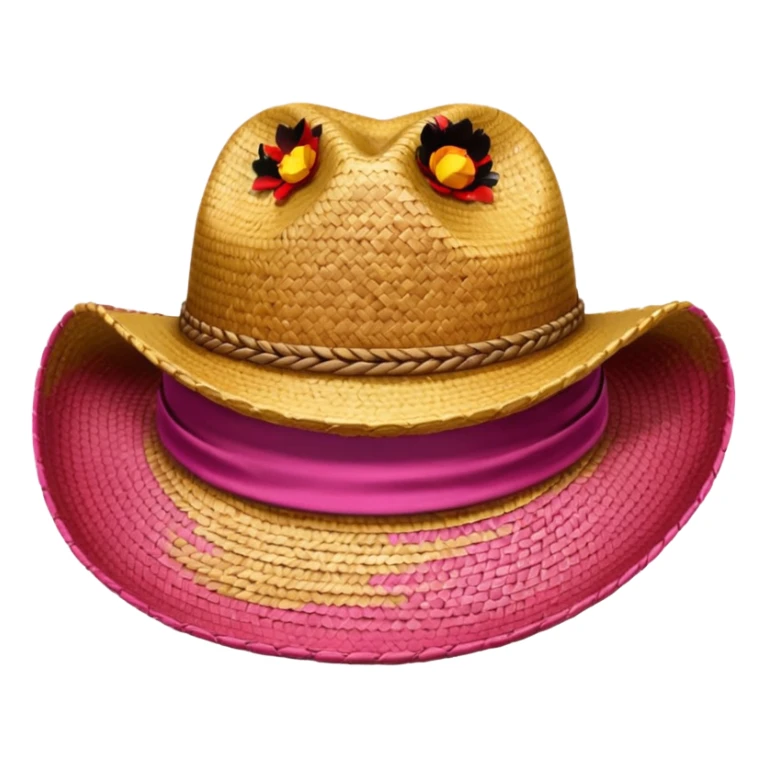 Sombrero de paja de la serie one piece sticker