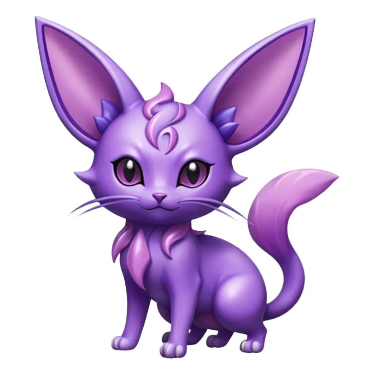 Shiny Exotic Espeon-Delcatty-Nidorino-Hybrid-Creature sticker