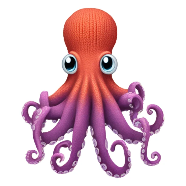 Octopus wearing a sweater sticker