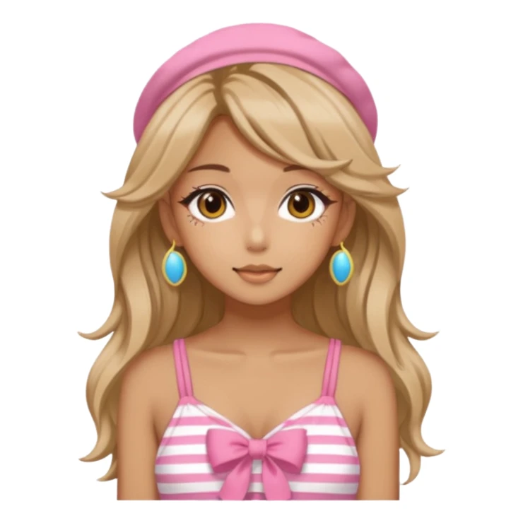 Aesthetic Gyaru Summer Girl sticker