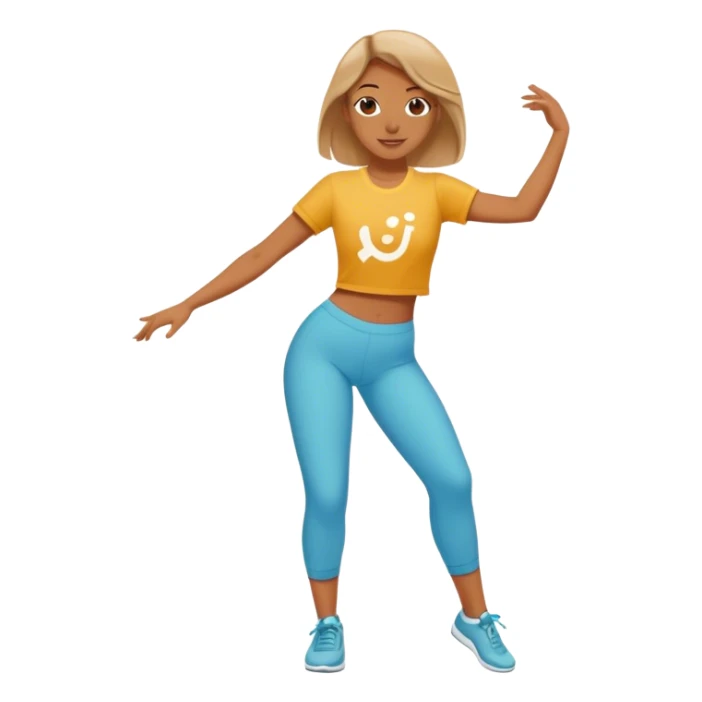 Cardio Dance Trainer with SallyFit shirt sticker