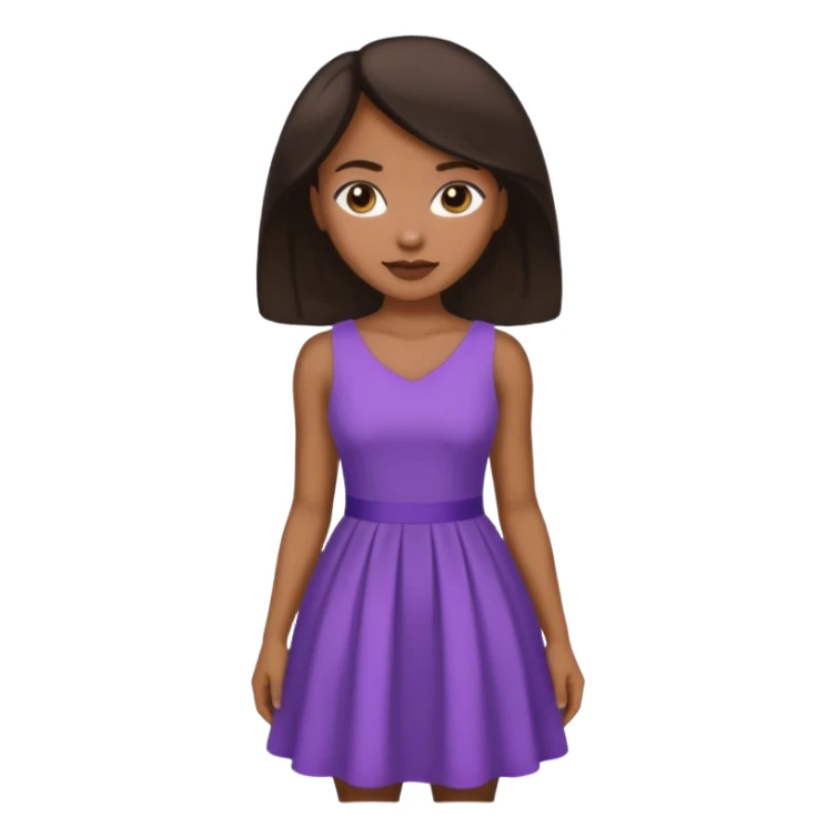 Light skinned black woman with bbl and dark brow hair sticker