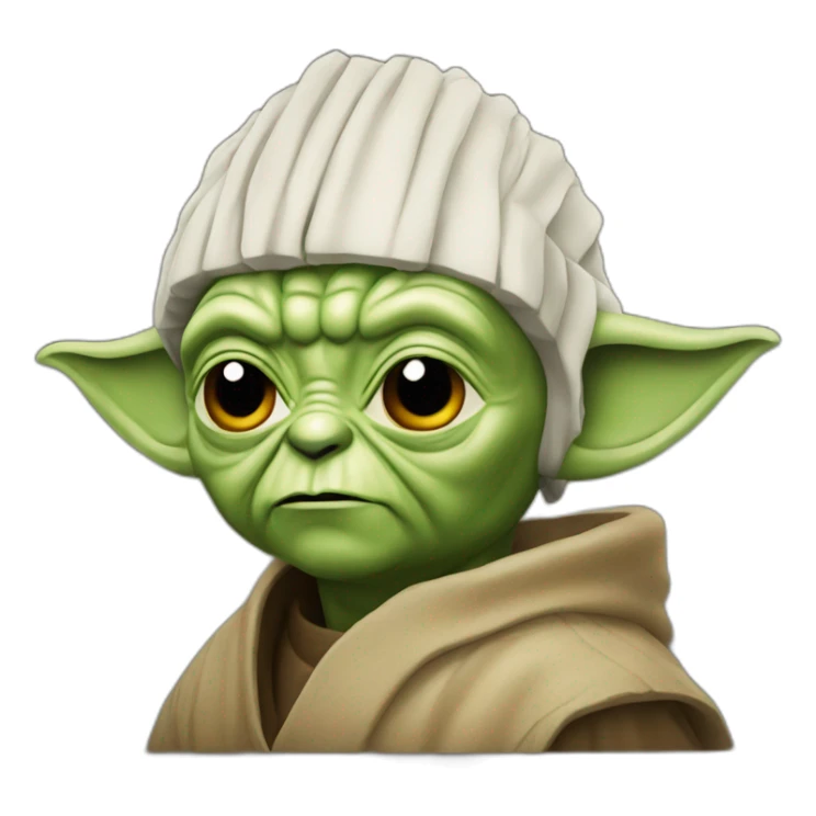 Yoda breton beer  sticker
