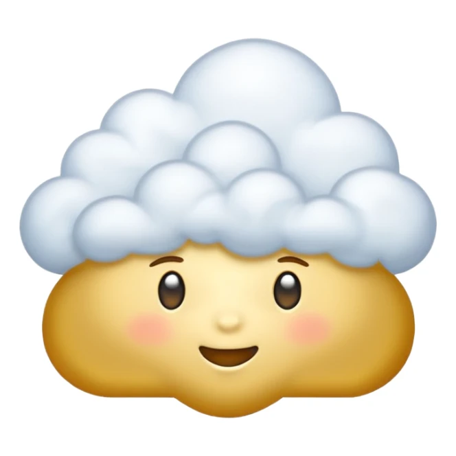 Nube voladora dorada de la serie de dragón ball, solo quiero la nube sticker