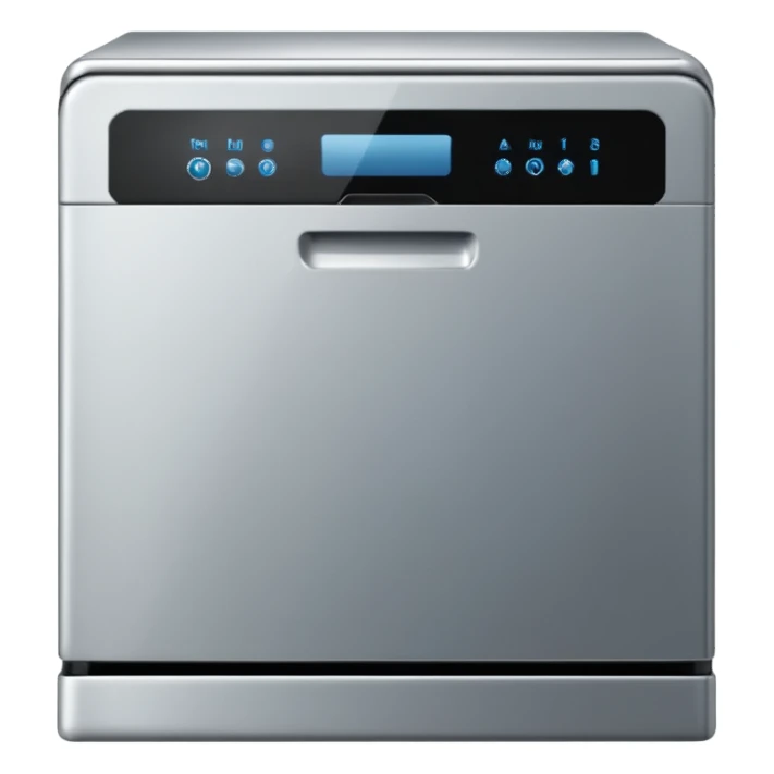 dishwasher emoji in style of apple sticker