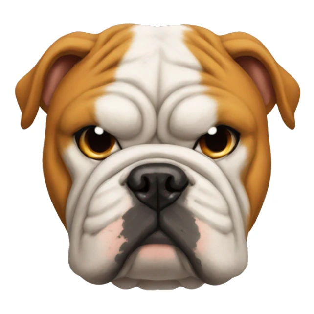 bulldog ingles vestido de goku sticker