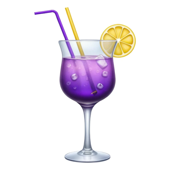 Purple Yellow Cocktail  sticker