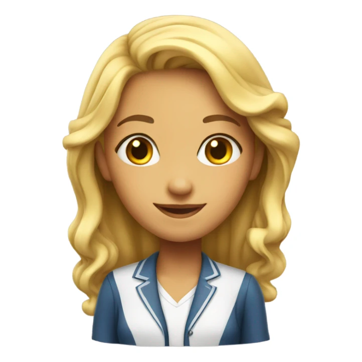 pretty school girl on Deal sticker