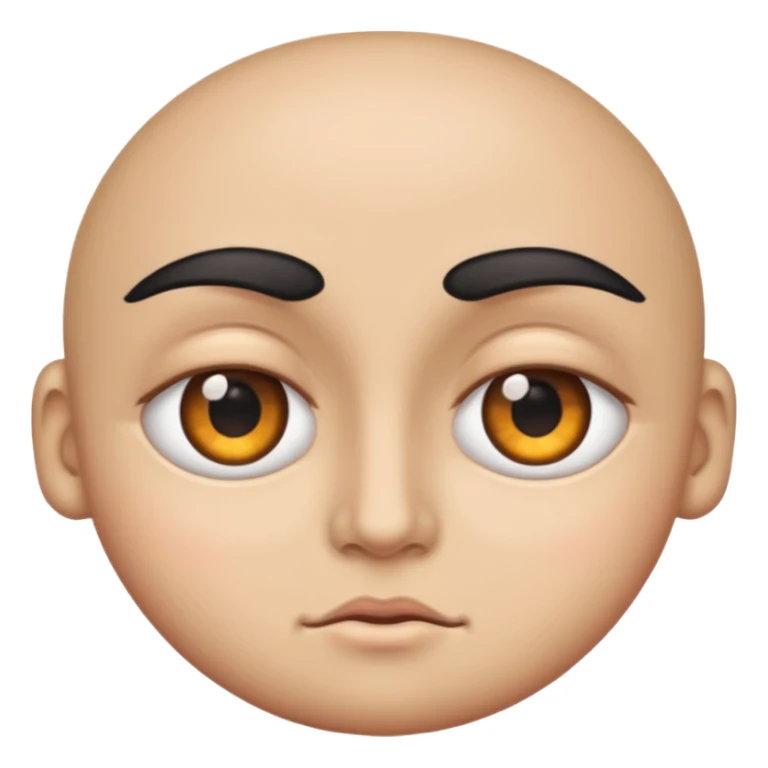 one eye bigger than the other side eye emoji sticker